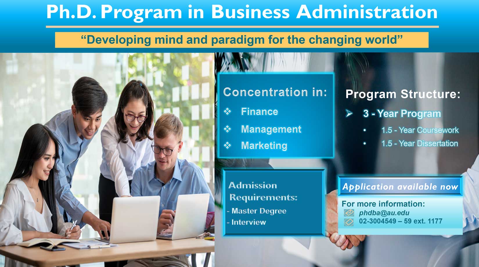 Ph.D. in Business Administration (Ph.D.BA.)